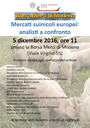 Mercati suinicoli europei: analisti a confronto Mercati suinicoli europei: analisti a confronto