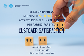 Avvio dell'indagine di Customer Satisfaction 2025