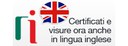 Certificati e Visure ora anche in lingua inglese