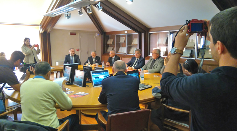 Immagini della conferenza stampa di presentazione di Modena Motor Gallery tenuta alla Camera di Commercio il 20 settembre 2017 - Foto 1