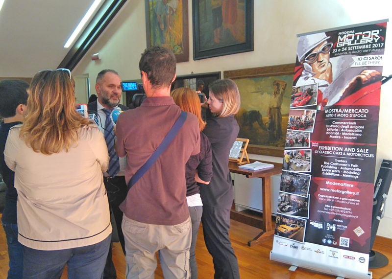 Immagini della conferenza stampa di presentazione di Modena Motor Gallery tenuta alla Camera di Commercio il 20 settembre 2017 - Foto 4