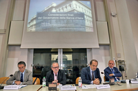 Le prospettive dell'economia italiana - Il tavolo dei relatori