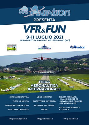 Locandina VFR & FUN 2021
