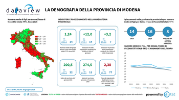 Dataview: la demografia della provincia