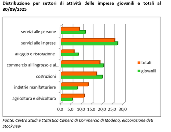Crescono le imprese giovanili nel terzo trimestre