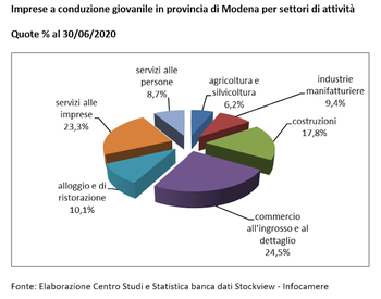 Le imprese a conduzione giovanile in provincia di Modena