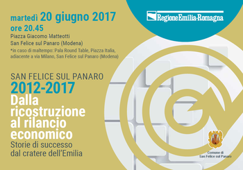 2012 - 2017 Dalla ricostruzione al rilancio economico