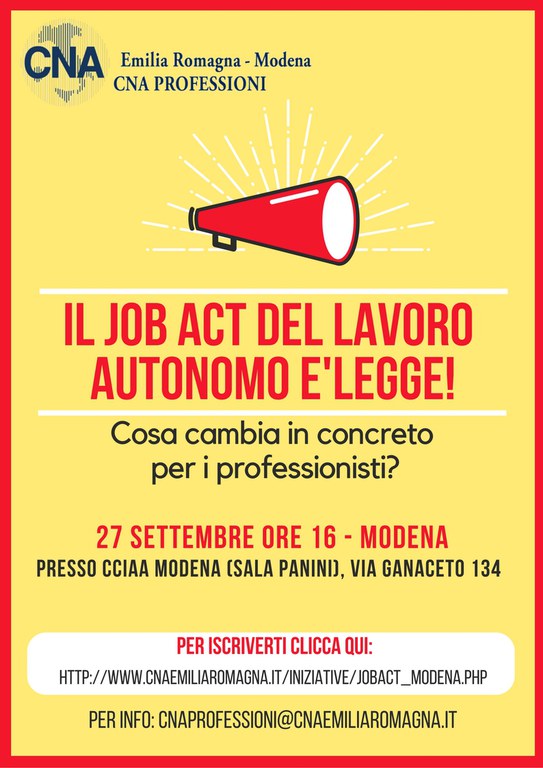 CNA Professioni Modena 27sett