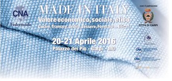 Evento nazionale di Cna Federmoda a Carpi