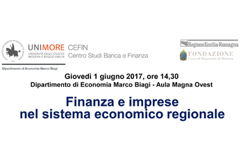 Finanza e imprese nel sistema economico regionale