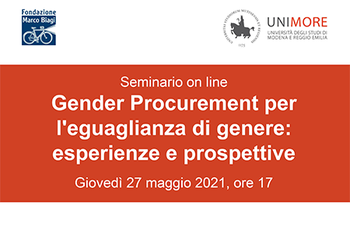 "Gender Procurement per l'eguaglianza di genere: esperienze e prospettive"