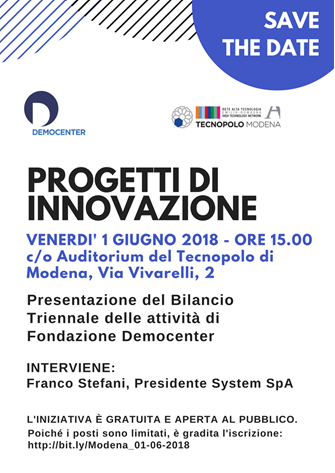 I progetti di Fondazione Democenter