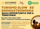 Turismo slow ed enogastronomia Turismo slow ed enogastronomia