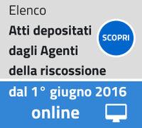 Elenco Atti depositati dagli Agenti della Riscossione