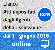 Elenco Atti depositati dagli Agenti della Riscossione