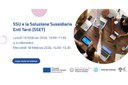 Webinar "Il Sistema informatico degli Sportelli Unici e la Soluzione Sussidiaria per gli Enti Terzi (SSET)"