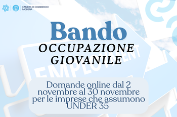 Bando a sostegno dell'occupazione giovanile 2026