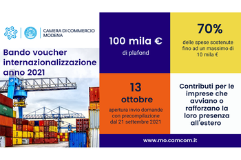 Bando voucher internazionalizzazione