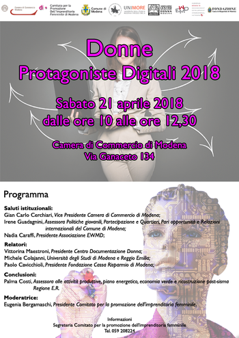 Donne Protagoniste Digitali 2018