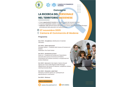 La ricerca del personale nel territorio modenese