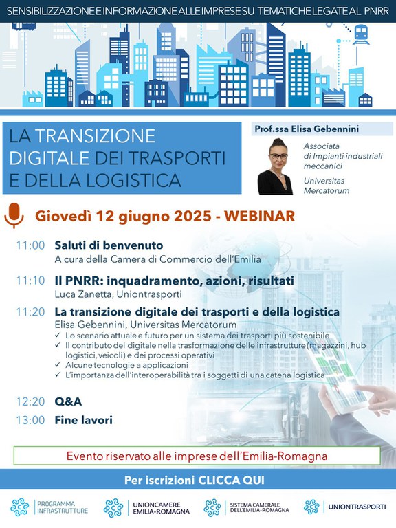 La transizione digitale dei trasporti e della logistica