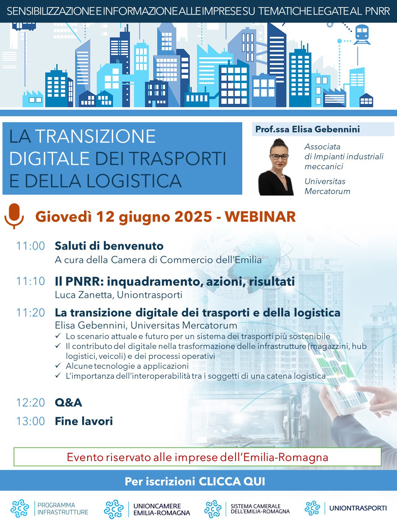 La transizione digitale dei trasporti e della logistica
