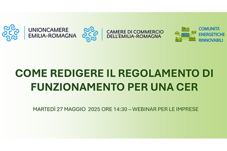 Transizione energetica- Regolamento di funzionamento CER