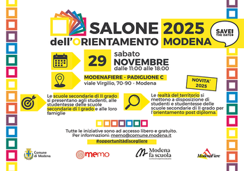 Saloni dell'Orientamento per gli studenti delle Scuole Medie