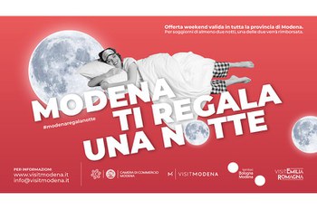 "Modena ti regala una notte": richieste entro gennaio 2026