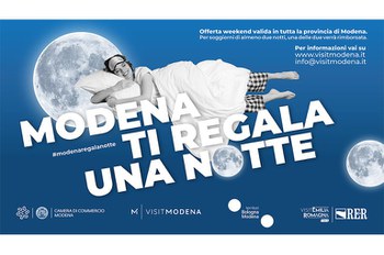 "Modena ti regala una notte" termina il 30 agosto 2026