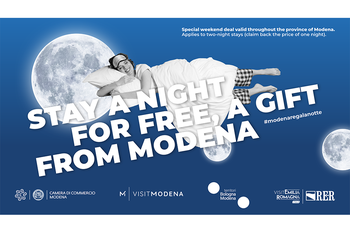 Stay a night for free, a gift from Modena