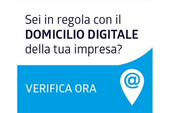 Comunicazione alle società e diffida alle imprese individuali a comunicare il proprio domicilio digitale e contestuale avvio del procedimento di assegnazione d'ufficio in caso di inadempienza ai sensi dell'art. 37 D.L. 76/2020