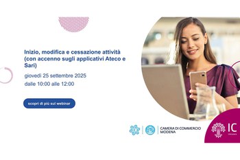 Inizio, modifica e cessazione attività (con accenno sugli applicativi Ateco e Sari)