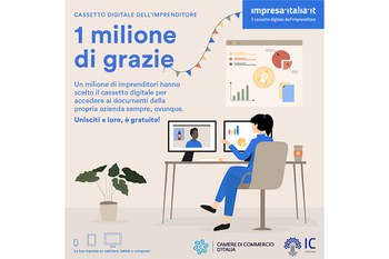 "Cassetto digitale dell'imprenditore" per 1 milione di imprese