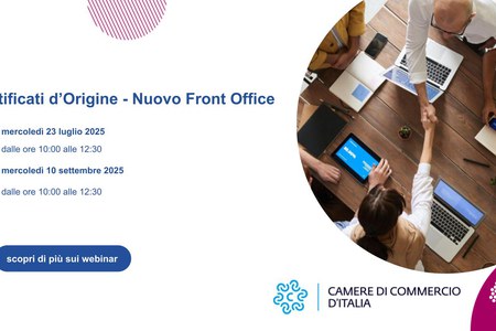 Certificati d'Origine - Nuovo Front Office