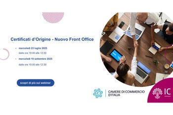 Certificati d'Origine - Nuovo Front Office