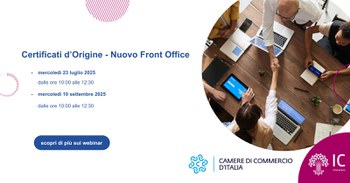 Certificati d'Origine - Nuovo Front Office