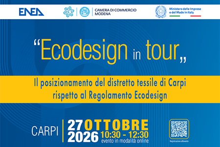 Regolamento Ecodesign e distretto tessile di Carpi